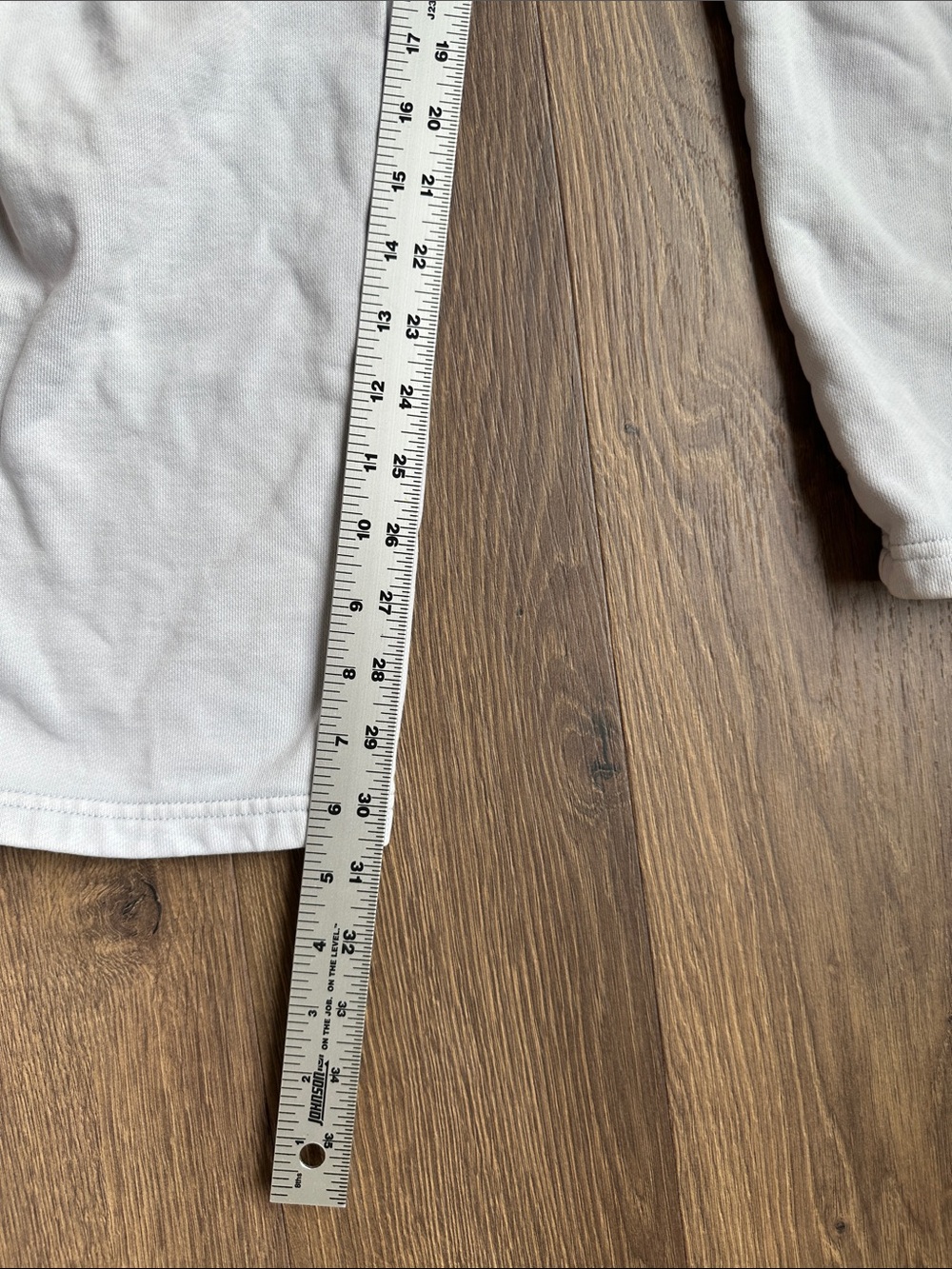 SKIMS Boyfriend Fleece Sweatpants Cargo White 100% Cotton Utility Pocket Pants S - Picture 11 of 14